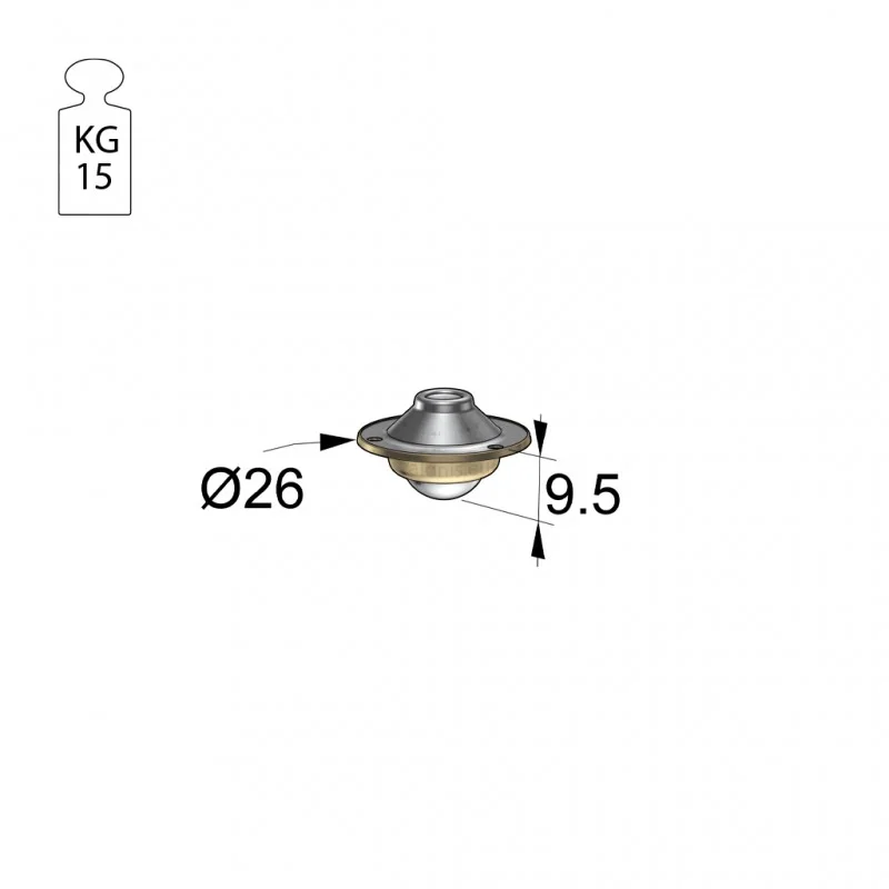 ΕΝΣΦΑΙΡΗ ΜΟΝΑΔΑ ΚΥΛΙΣΗΣ Φ.26 / 15KG ΕΝΣΦΑΙΡΕΣ ΜΟΝΑΔΕΣ ΚΥΛΙΣΗΣ / 15-30 Kg